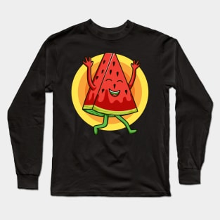 Water melon summer fruit Long Sleeve T-Shirt